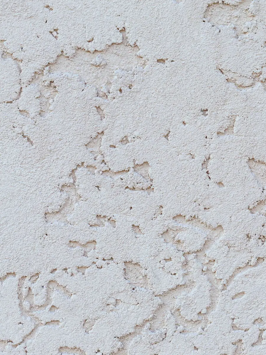 Wall texture and plaster finish detail